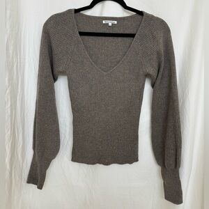 Reformation | Cashmere Balloon Sleeve Sweater